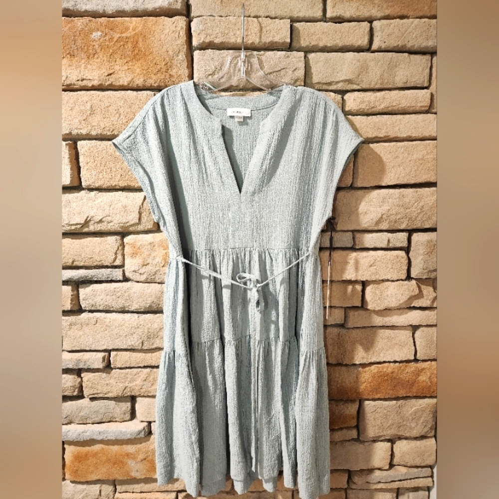 Calvin Klein Light Mint Green Midi Dress Size 6